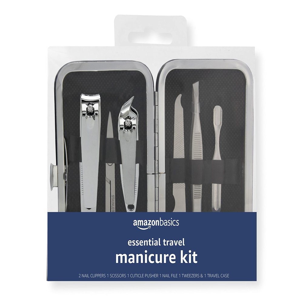 Amazon Basics 6-Piece Essential Travel Manicure Kit