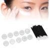 Lipstick Wands Tool Kit 50PCS Disposable Lip Wands and 10PCS Empty Jar for Home DIY Travel and Beauty Salon view 3