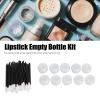 Lipstick Wands Tool Kit 50PCS Disposable Lip Wands and 10PCS Empty Jar for Home DIY Travel and Beauty Salon view 4