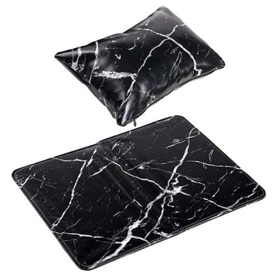 FOMIYES 1set Manicure Hand Pillow and Art Desk Mat Marble Pattern Cushion for Nail Art Hand Rest Supplies for Professionals and Home Use