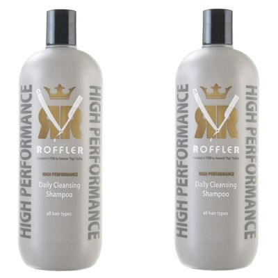 2 PC Roffler High Performance Daily Cleansing Shampoo 12oz COMBO
