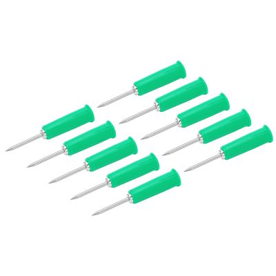 4 Color 2mm/0.08in to 4mm/0.16in Wire Piercing Probe 30V-60V/maximum.10A Durable Wearable for Car Repairs for Clamp Meters Green