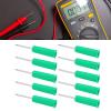 4 Color 2mm/0.08in to 4mm/0.16in Wire Piercing Probe 30V-60V/maximum.10A Durable Wearable for Car Repairs for Clamp Meters Green view 2