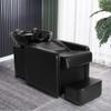 Artist hand 70" Shampoo Bowl Barber Backwash Chair Sink Chair with Foot Pedal, Headrest for Spa Beauty Salon view 2