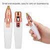 Hair Remover for Women,Rechargeable Eyebrow Trimmer & Hair Remover 2 IN 1 Eyebrow and Painless Hair Remover Eyebrow Lips Body Hair Removal for Women with view 4