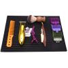CestoMen Barber Organizer Mat, Salon Barbershop Work Station Pads Clipper Counter Mat, Barber Organizer Mat,Salon Barber Shop Work Table Mat view 2