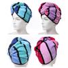 Anller 2 Pack 100% Cotton Hair Towel Wrap, Hair Drying Towel with Button for Women, Dry Hair Hat, Shower Head Towel (red & Blue) view 4