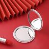 Deksias 2X Times Mirror in Pocket Magnify Round 2 Side Make up Compact Pu Folding Collapsible Mirrors with Extra 20PCS Eyeshadow Sponge Brush view 4