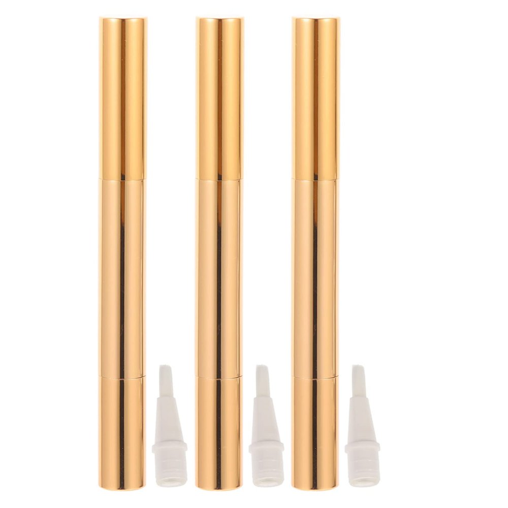 Beaupretty 3pcs Multifunctional Empty Nail Oil Pens Ergonomic Makeup Tool for Lip Gloss Nail Nutrition Oil Essential Practical Cosmetic Container