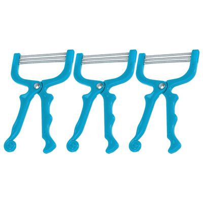 EXCEART 3pcs Manual Facial Hair Remover Epilator Portable Skin Care Tool for Smooth Hair Removal Facial Epilator for Women Eyebrow Threading