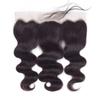 13x4" Ear to Ear Lace Frontal Body Wave Unprocessed 100% Brazilian Virgin Human Hair Wet and Wavy 13x4 Frontal Closure Pre Plucked with Baby Hair Natural Black (16inch, body wave frontal) view 3