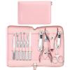 FAMILIFE Stainless Steel Manicure Set 11-in-1 Professional Nail Clipper Kit view 1