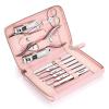 FAMILIFE Stainless Steel Manicure Set 11-in-1 Professional Nail Clipper Kit view 2