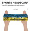 MAIPHUONGANH Ukrainian Flag Sports Turban,Headband High Bullet Headwear Wristband Hair Accessories Print Headscarf view 2