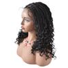 12.5x4.75 Hand Braided Swiss Lace Front Twisted Cornrow Braided Wigs with Baby Hai(1B# Black) view 3