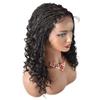 12.5x4.75 Hand Braided Swiss Lace Front Twisted Cornrow Braided Wigs with Baby Hai(1B# Black) view 4