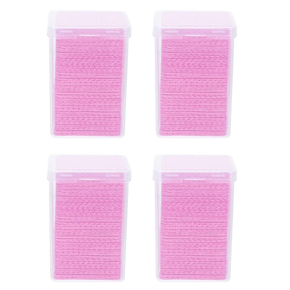 Beaupretty Glue Bottle Cleaning Pads for Eyelash Extensions Nonwovens Wipe for Salon Use for Eyelash Glue and Bottle Cleaning