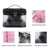 Toiletry Bag for Women & Men, Translucent Makeup Cosmetic Bag Waterproof Tote Bag Travel Organizer for Toiletries view 3