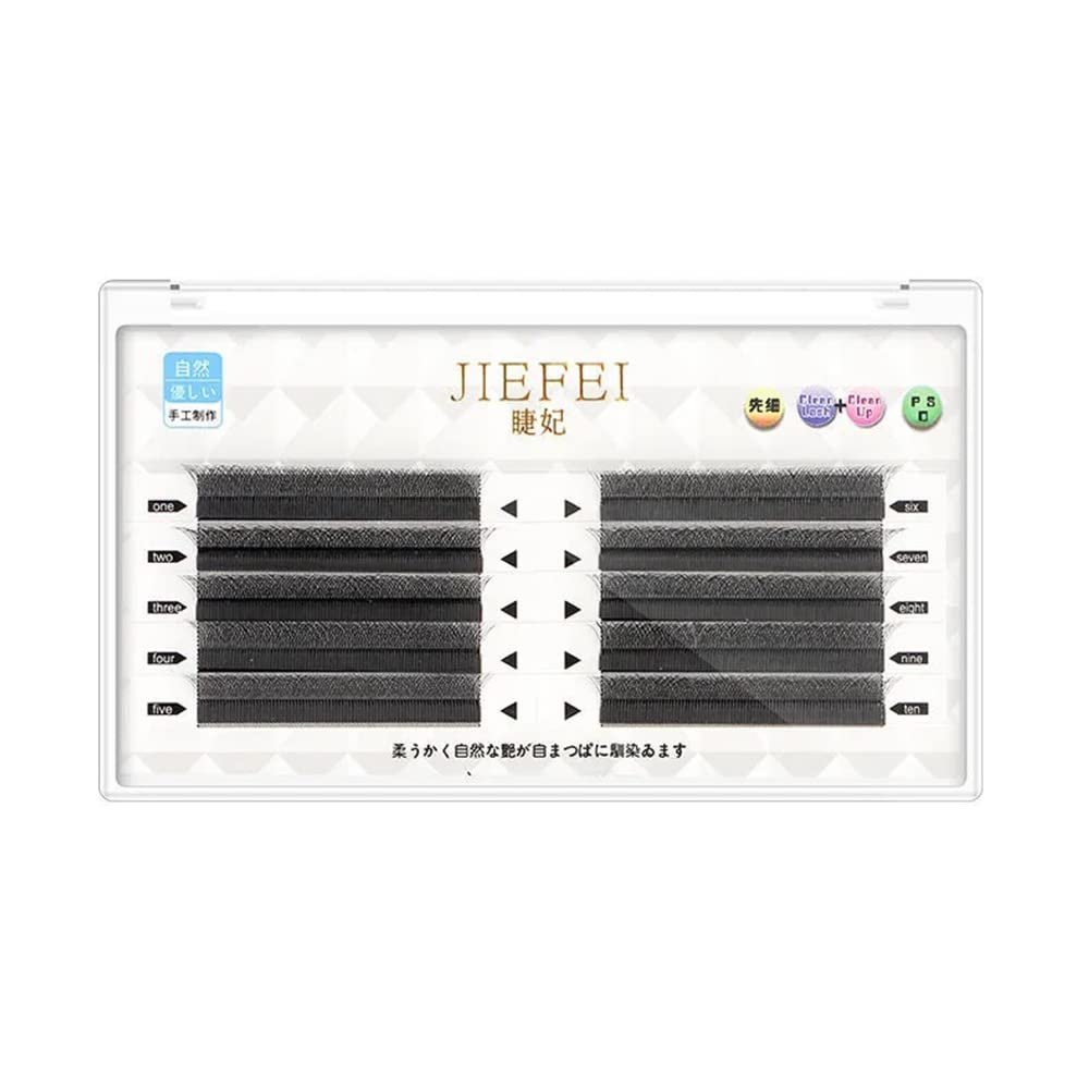 5D W-Shaped Eyelashes Premade Fan-Shaped Eyelashes Clover Extension Eyelashes Individual Eyelashes B/C Curl 5D Bloom Eyelashes Curl Easy Bloom Grafted Eyelashes 0.05mm Whispy and Thick Eye Lashes (10mm, 5D W Shape-B-0.05)