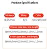 5D W-Shaped Eyelashes Premade Fan-Shaped Eyelashes Clover Extension Eyelashes Individual Eyelashes B/C Curl 5D Bloom Eyelashes Curl Easy Bloom Grafted Eyelashes 0.05mm Whispy and Thick Eye Lashes (10mm, 5D W Shape-B-0.05) view 3