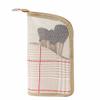 Large Capacity Makeup Brush Bag Pouch Holder Cosmetic Bag Organizer Portable Eyebrow Pencil Storage Bag Travel Toiletry Cosmetic Bag, Beige, 24.5 x 13.5 x 13cm view 1