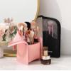 Large Capacity Makeup Brush Bag Pouch Holder Cosmetic Bag Organizer Portable Eyebrow Pencil Storage Bag Travel Toiletry Cosmetic Bag, Beige, 24.5 x 13.5 x 13cm view 4