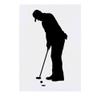 Azeeda 'Putting Golfer Silhouette' Temporary Tattoo - Water Resistant, Skin-Safe, Non-Toxic Transfer (TO00036822) view 1