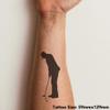 Azeeda 'Putting Golfer Silhouette' Temporary Tattoo - Water Resistant, Skin-Safe, Non-Toxic Transfer (TO00036822) view 2