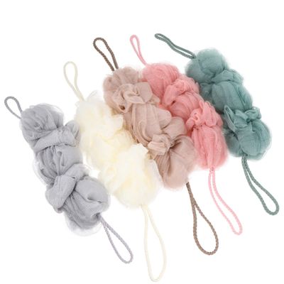 EXCEART 5pcs Bath Towel Scrubber Towel Loofah Back Scrubber Back Scrubber for Shower Exfoliating Brush Shower Bath Washcloth Bath Sponges for Shower Pe Fine Mesh Body Bath