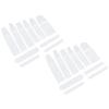 Beaupretty Travel Makeup 20Pcs Beauty Brush Protector Reusable Makeup Cover Bag Cosmetic Guards for Travel Toiletry Organizer view 1