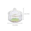 FRCOLOR 3pcs Manicure Cup Lidded Nail Art Mixing Accessory for Professional and Personal Use Design Convenient for Easy Handling view 2