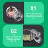 FRCOLOR 3pcs Manicure Cup Lidded Nail Art Mixing Accessory for Professional and Personal Use Design Convenient for Easy Handling view 3
