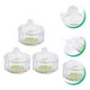 FRCOLOR 3pcs Manicure Cup Lidded Nail Art Mixing Accessory for Professional and Personal Use Design Convenient for Easy Handling view 4