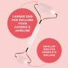 THE HEART COMPANY | Premium Rose Quartz Face Roller | Face Roller Skin Care Tool | Facial Roller Massager | Natural Crystal Facial Roller for Aging Skin | Pink Stone Roller for face, Eyes and Neck view 2