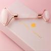 THE HEART COMPANY | Premium Rose Quartz Face Roller | Face Roller Skin Care Tool | Facial Roller Massager | Natural Crystal Facial Roller for Aging Skin | Pink Stone Roller for face, Eyes and Neck view 3