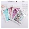 HANRUO 10g Ultrathin 3 * 6mm Latin Cross Shape Sequins Nail Glitter PaillettesSilver PET Sequin Nails Art Material (Color : Laser Dark Gold) view 2