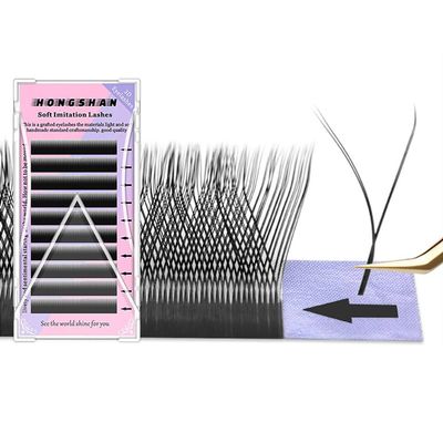 0.03mm YY-Shaped Eyelashes Automatic Blooming False Lashes Y-Shape Lashes Hand-Woven Super Soft Natural Eyelash Extensions B/C Curl 8-12mm Individual Eyelashes (11mm, YY Shape-C-0.03)