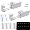 Nose Pierce Kit, Disposable Safe Piercing Kit, Nose Stud Pierce Gun with 24 Pcs Nose Studs (Silver) view 1