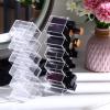 6 Pack Acrylic Lipstick Holder Organizer 96 Slots Clear Lip Gloss Holder Organizers Stackable Fish Shape Lipsticks Tower Lipstick Case Display Stand Storage Box for Makeup Cosmetic Vanity drawer view 3