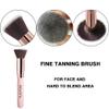 2 Pack Self Tanning Mitt Applicator Kit Set, Self Tanning Glove and Self Tanner Flat Top Brush, Tan Applicator for Sunless Self Tan (Bronze) view 3
