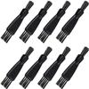 8 Pieces Shaver Brush Razor Cleaning Brush Electric Shaver Double Sided Trimmer Shaver Brush Cleaner Set Nylon Bristles PP Handle Hair Remover Shaving Razor Brush Replacement Brushes view 1