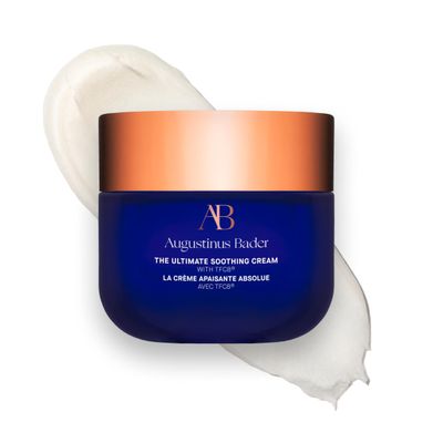 Augustinus Bader The Ultimate Soothing Cream Luxury Anti-Aging Face Moisturizer Hydrates, Soothes & Calms Redness for Dry & Sensitive Skin Complete Set (Refillable Jar) 50 ml / 1.7 fl oz