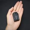 1 Pieces Rough Black Tourmaline Rod Log: Premium Extra A Grade Shiny 1" - 1.5" Raw view 4