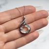 Cute Wife, All I Ever Want is to Make You Happy and All I Ever Need is, Brilliant Christmas Rising Phoenix Necklace for Wife view 2