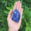 1 Pieces Large Rough Sodalite Chunks, 2 - 3" (Raw Sodalite, 'A' Grade Jumbo Crystal) view 4