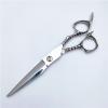 Hair Cutting Scissors, 6-inch silver snake handle scissors haircut scissors tooth scissors flat shear set (Size : Set) view 4