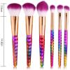 6pcs Ma Brushes Set Colorful Contour Base Foundation Powder Blush Brush Cosmetics Make Up Brushes view 2