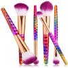 6pcs Ma Brushes Set Colorful Contour Base Foundation Powder Blush Brush Cosmetics Make Up Brushes view 3