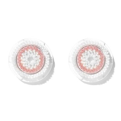 Clarisonic Face Cleansing Brush Head Replacement | Skin Brightening Face Brush for Dull Skin | Suitable for Sensitive Skin | Compatible with Mia 1, Mia 2, Radiance,2-count