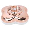 Hair Remover Replacement Head, Rose Gold Plated Replacement Head Convenient Installation Electric Hair Remover Head 360degree Floating Blade for Home Use view 3